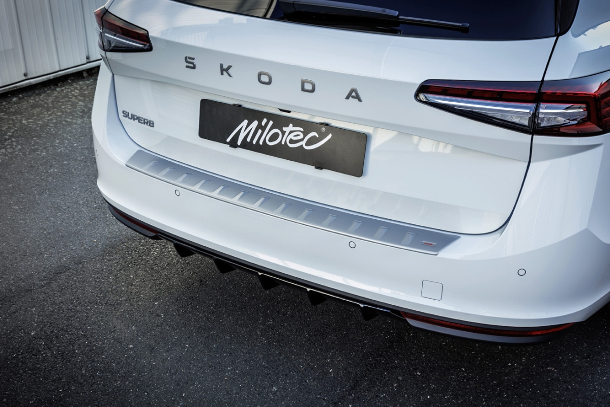 Ladekantenschutz Superb IV Combi, ABS silber